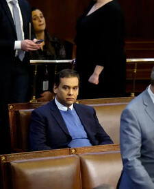 A FEC complaint accuses LI Rep. George Santos of illegally funneling outside funds into his campaign with a $700K personal loan. (Getty Images/ Anna Moneymaker)